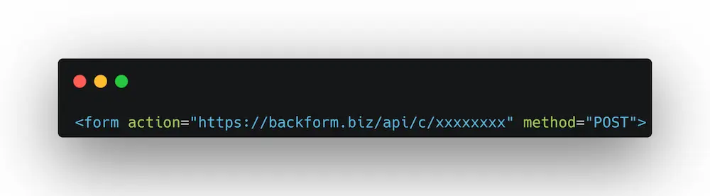 Backform Usage